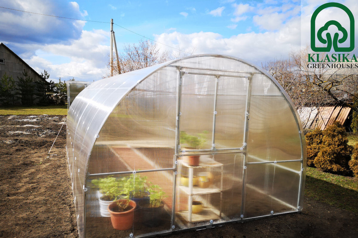 Klasika Tube šiltnamis arkinis - Kiemo sprendimai