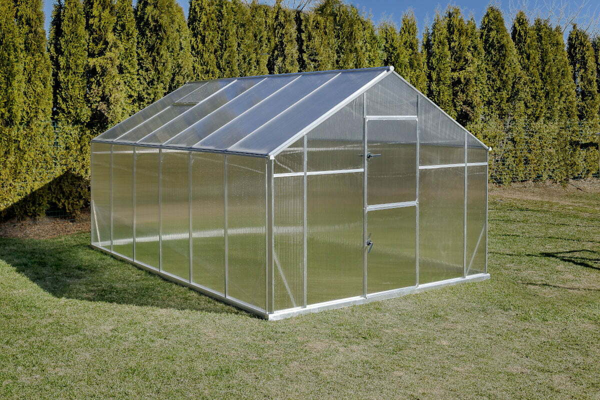 SANUS aliuminis šiltanmis su polikarbonato danga