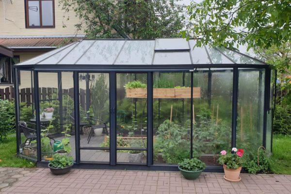 OVALIA aliuminis šiltnamis